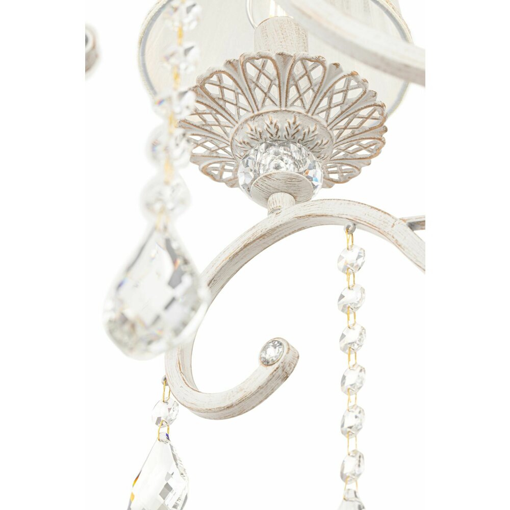 Maytoni Grace White/White Chandelier 8 Bulbs