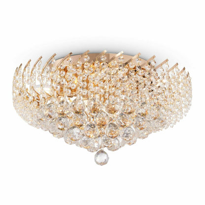 Maytoni Karolina Gold Chandelier 9 Bulbs