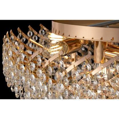 Maytoni Karolina Gold Chandelier 9 Bulbs