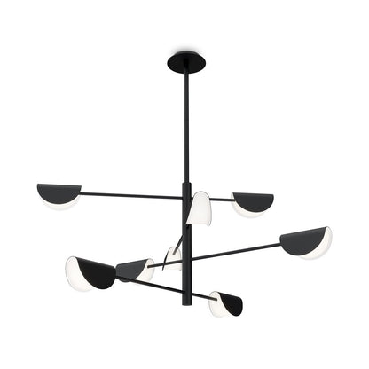 Maytoni Mollis Chandelier Black/Black 8 Bulbs