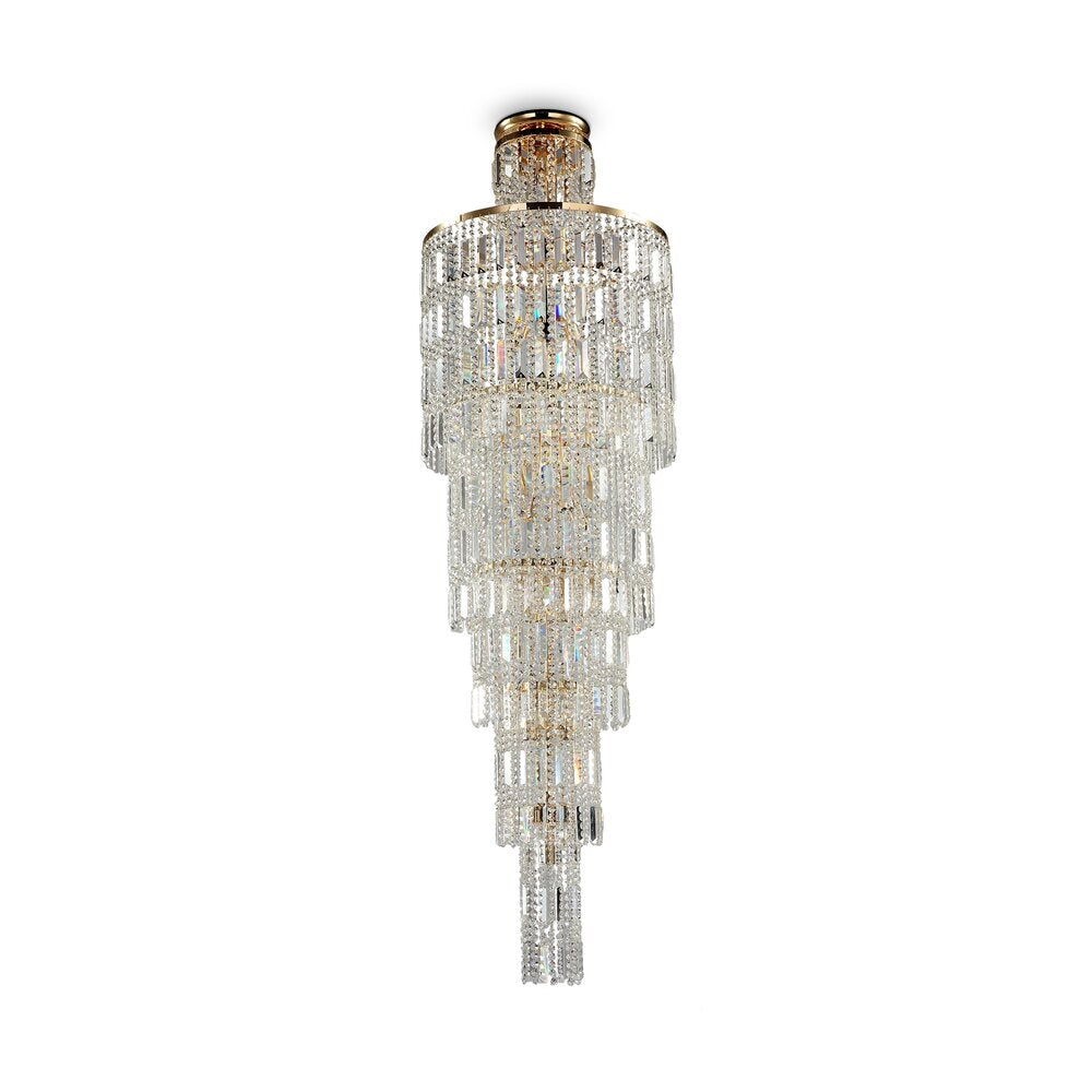 Candelabър Maytoni Niagara златен 16 лампи