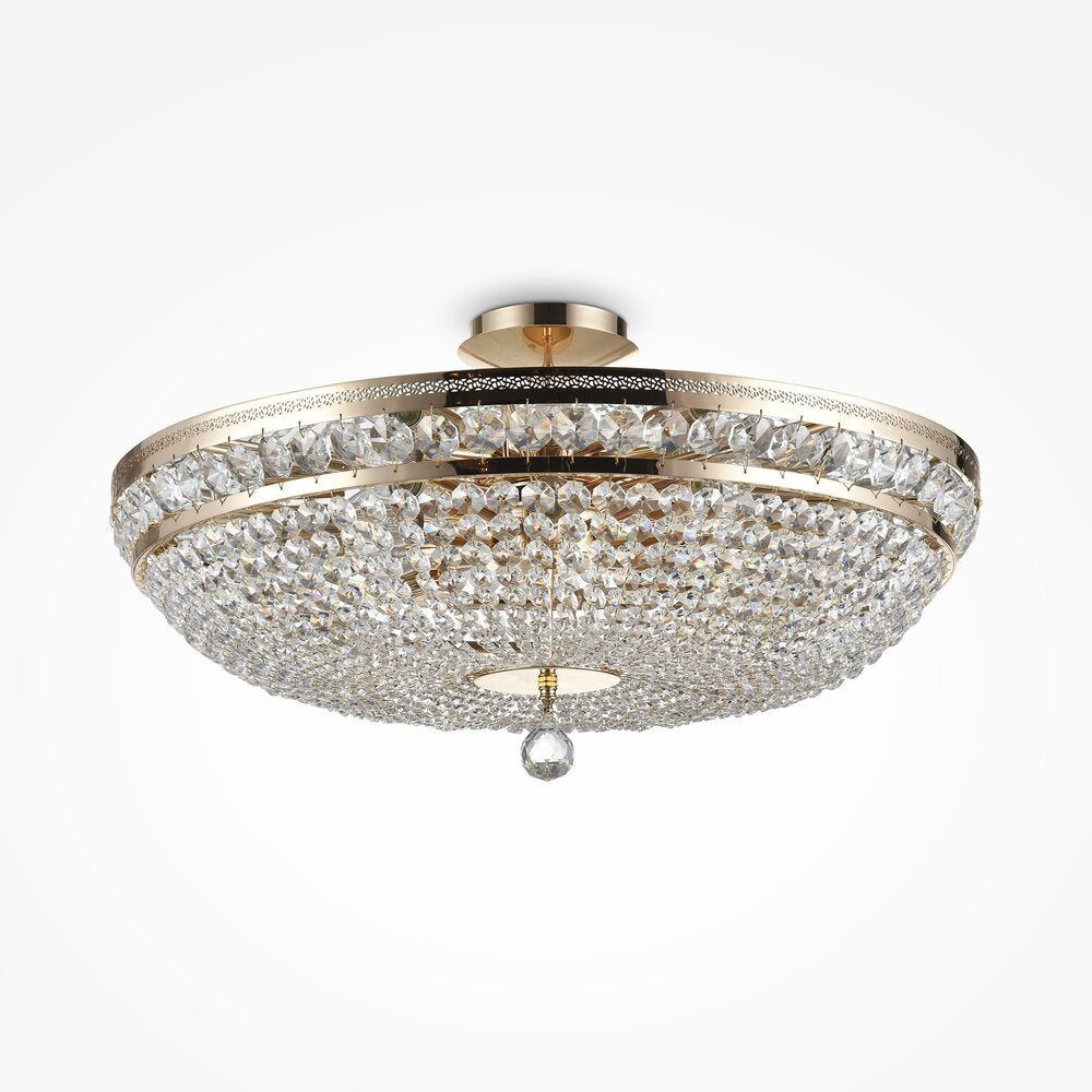 Maytoni Ottilia Gold Chandelier 12 Bulbs