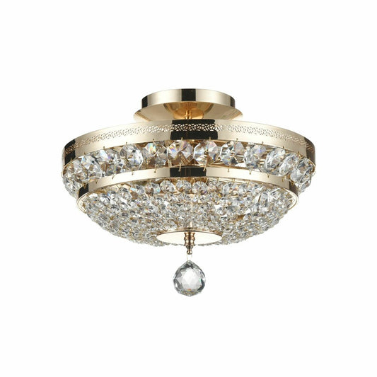 Maytoni Ottilia Gold Chandelier 3 Bulbs