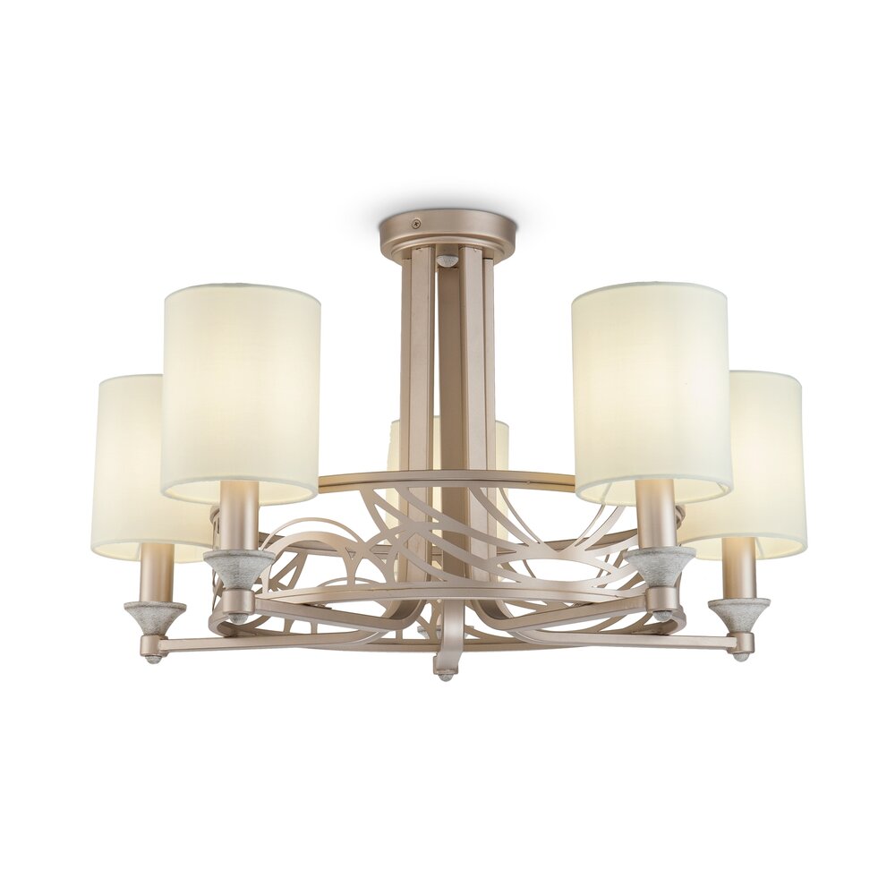 Maytoni Vittoria Beige/Beige Chandelier 5 Bulbs