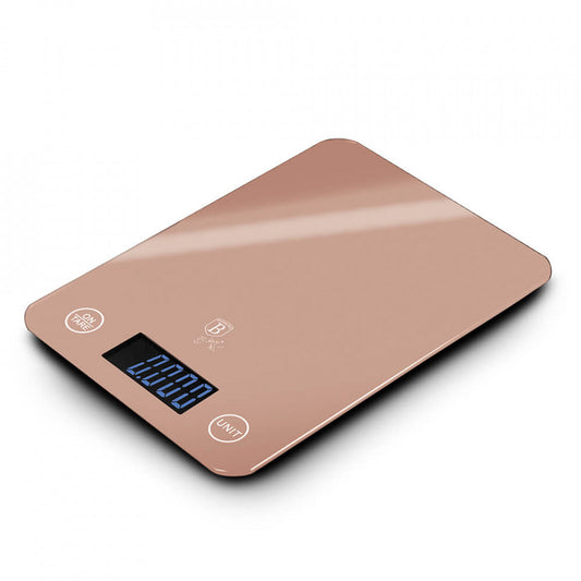 Цифрова кухненска везна Rose Gold Metallic Line BerlingerHaus BH 9352