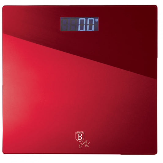 Цифрова везна за телесно тегло Burgundy Metallic Line BerlingerHaus BH 9351