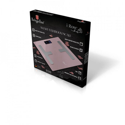 Цифрова везна за телесно тегло I-Rose Collection BerlingerHaus BH 9100