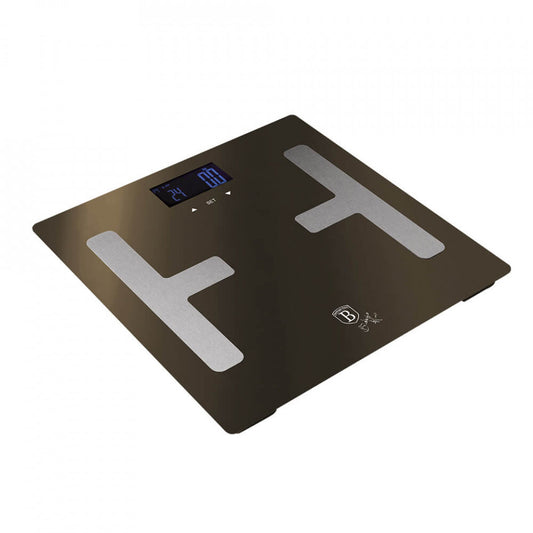 Цифрова везна за телесно тегло Metallic Line Shiny Black Edition BerlingerHaus BH 9220