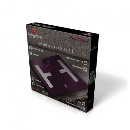 Цифрова везна за телесно тегло Purple Eclipse Collection BerlingerHaus BH 9223