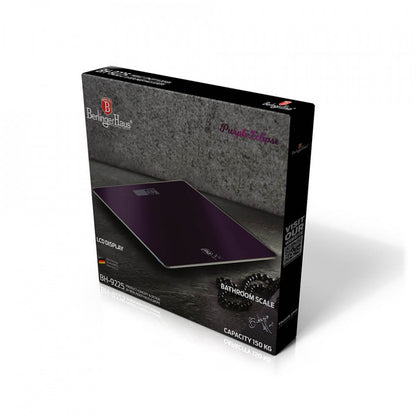 Цифрова везна за телесно тегло Purple Eclipse Collection BerlingerHaus BH 9225