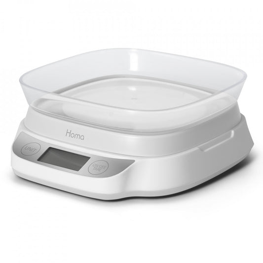Кантар HOMA HS-818B Cadis, електронен кухненски кантар с купа, 5kg 1003173