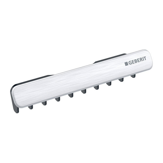 Geberit One Washbasin Drain Cover with Comb Insert and Matte Chrome Magnetic Fixing