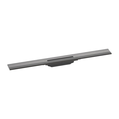Адаптивен капак за душова линийка Hansgrohe RainDrain Flex 80 см черен - матова хром