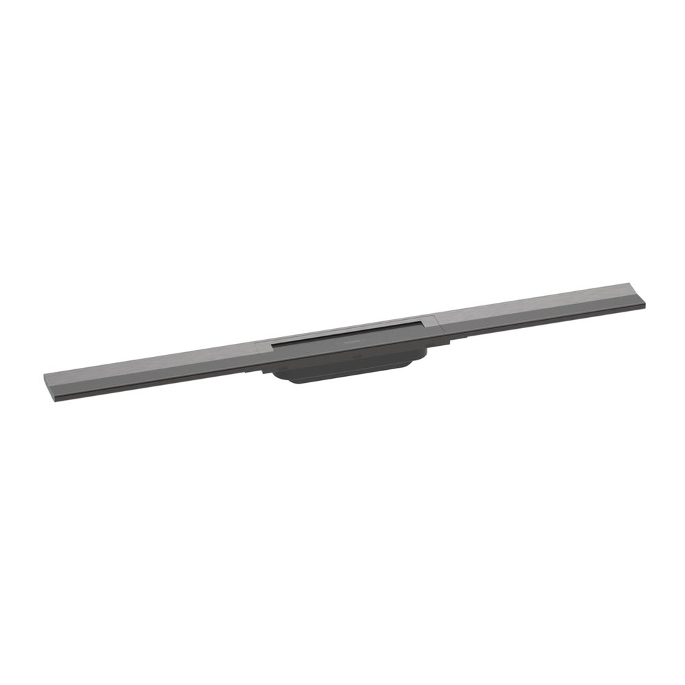 Капак за душова канавка Hansgrohe RainDrain Flex регулиран черен - хромирана 80 см