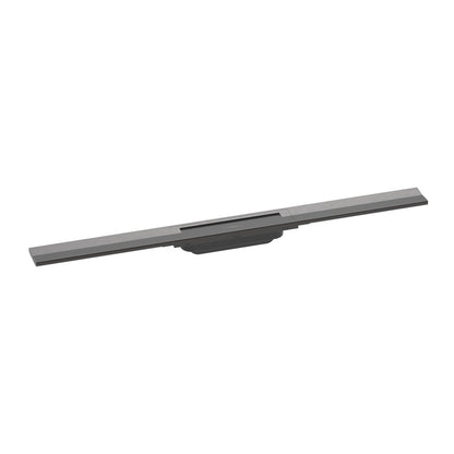 Капак за душова канавка Hansgrohe RainDrain Flex регулиран черен - хромирана 80 см