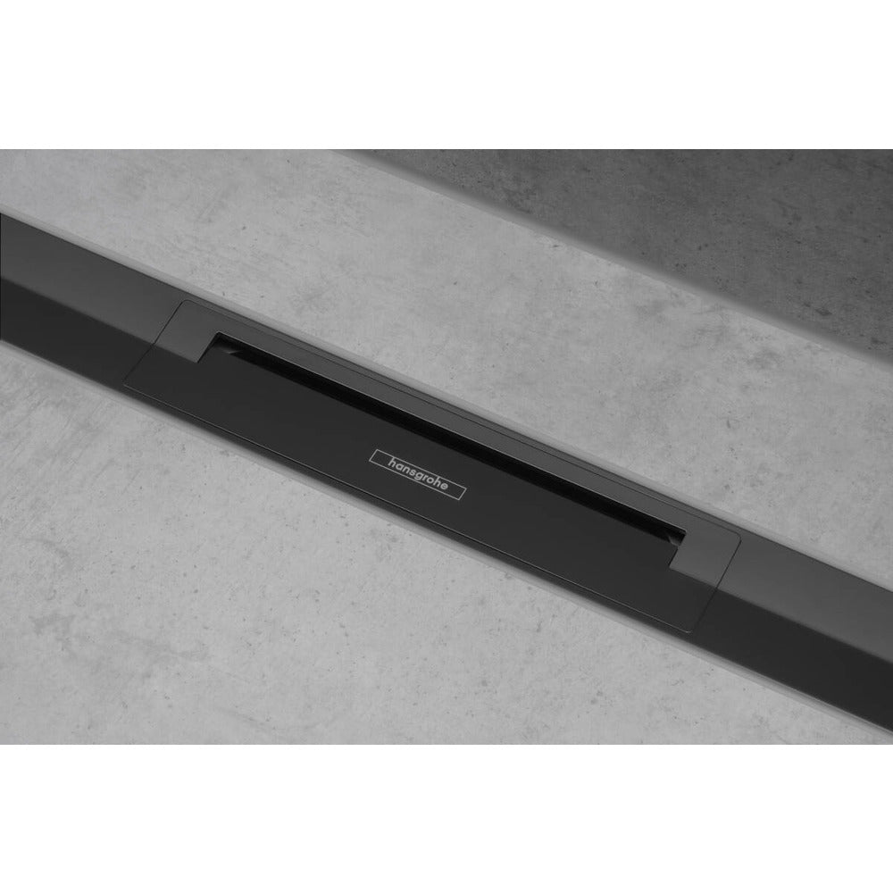 Капак за душов дренаж Hansgrohe RainDrain Flex регулируем матово черен 80 см