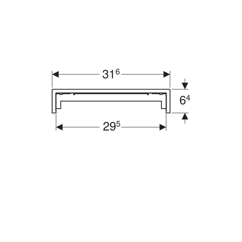 Geberit Wall Drain Cover in Multiple Elements