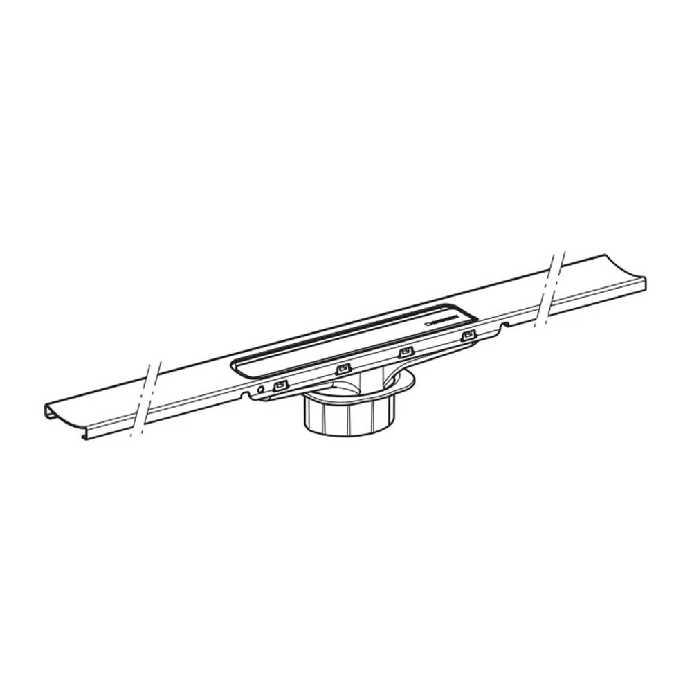Капак за канала Geberit CleanLine30 с покритие от неръждаема стомана 30-110 cm