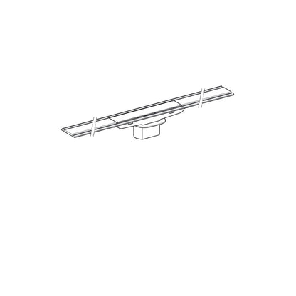 Капак за отвор за линейна канализация Geberit CleanLine60 30-90 см хром инокс