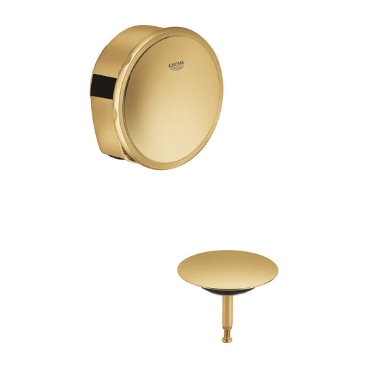Grohe Talentofill Drain Cover and Overflow in Glossy Cool Sunrise