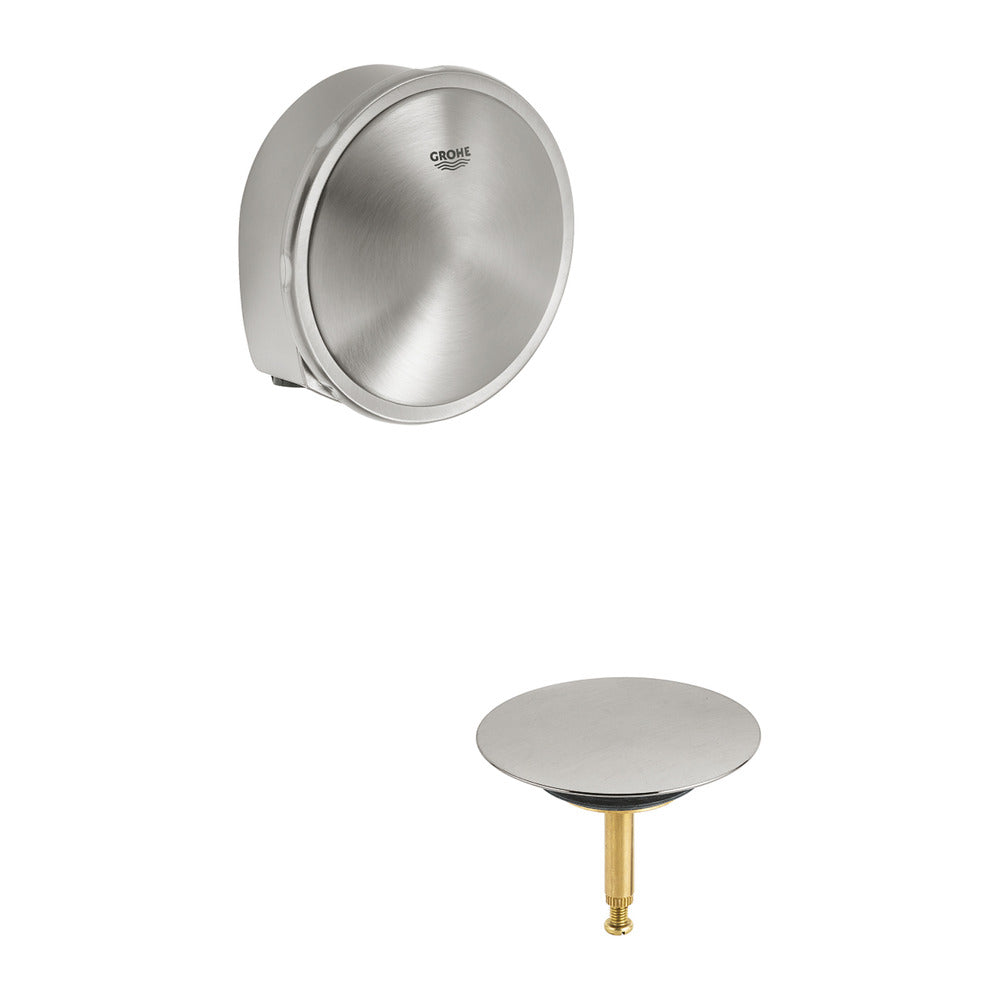 Капак за сифона и препълването Grohe Talentofill хромирана Supersteel