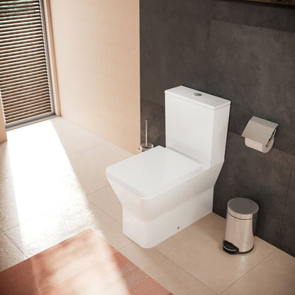 Капак за тоалетна Hansgrohe EluPura Original Q с функция SoftClose и QuickRelease бял