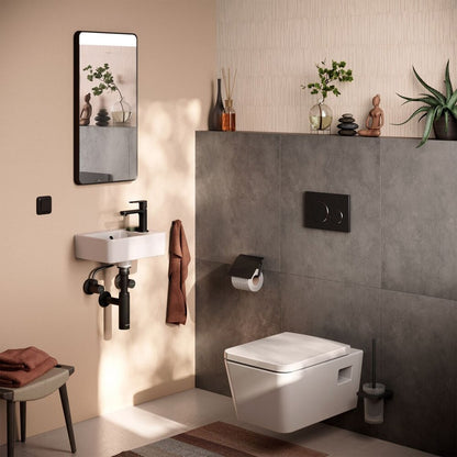 Капак за тоалетна Hansgrohe EluPura Original Q с функция SoftClose и QuickRelease бял