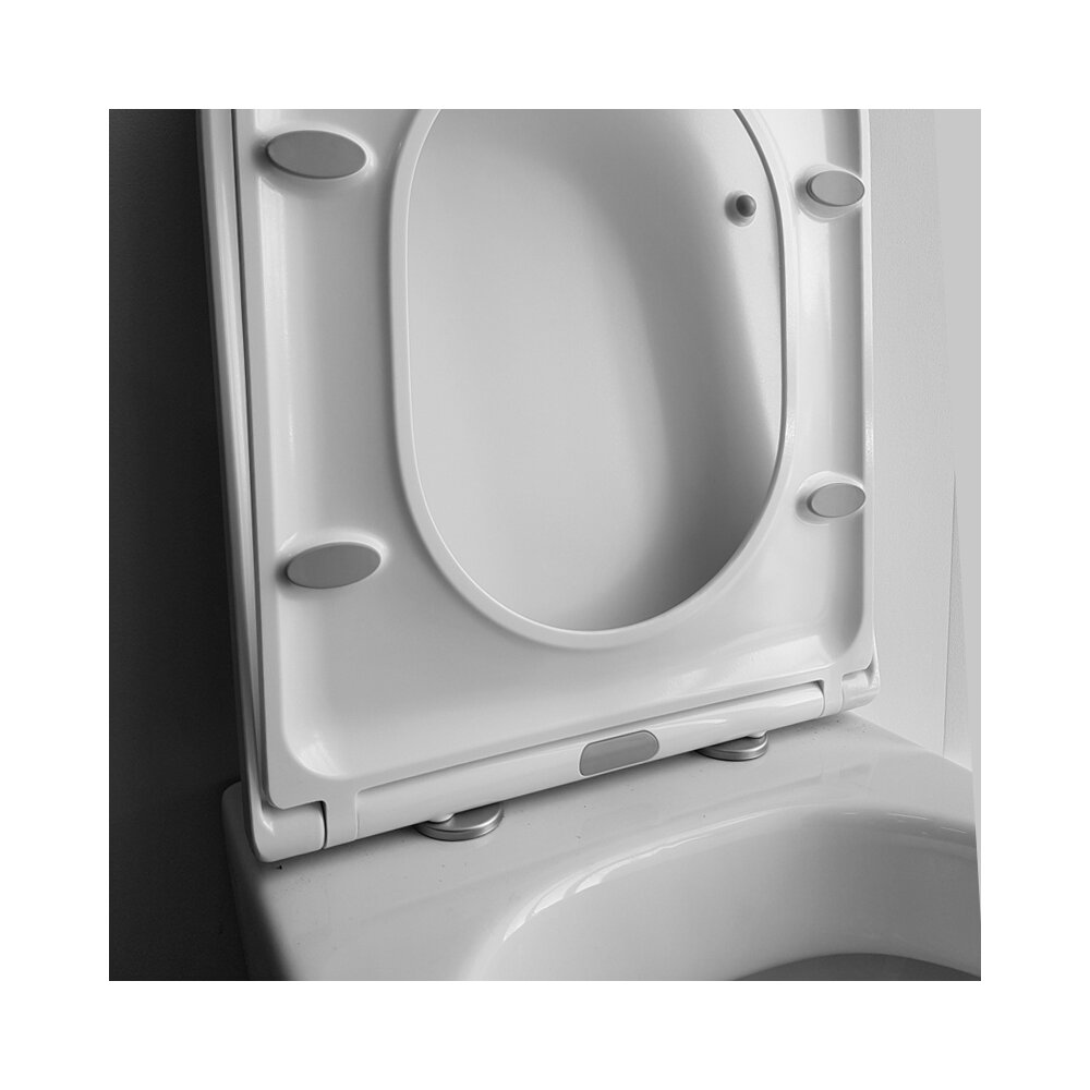 Hatria Bianca Softclose Toilet Seat White