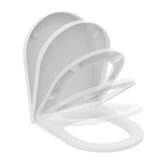 Капак за тоалетна Ideal Standard Atelier Blend Curve softclose бял мат
