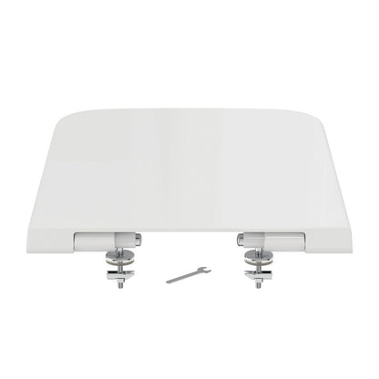 Капак за WC Ideal Standard Atelier Blend Cube с меки затваряне бял гланц