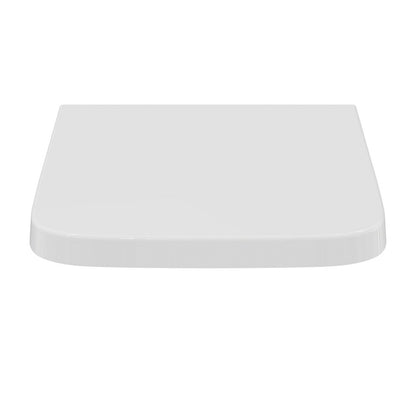 Капак за WC Ideal Standard Atelier Blend Cube с меки затваряне бял гланц