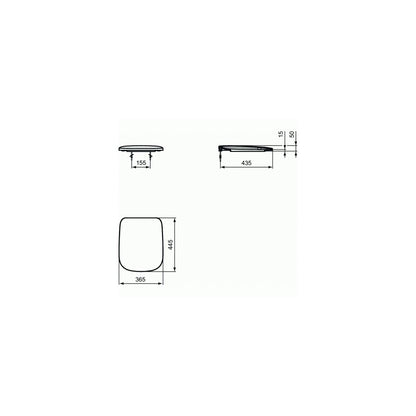 Ideal Standard Esedra Softclose Toilet Seat