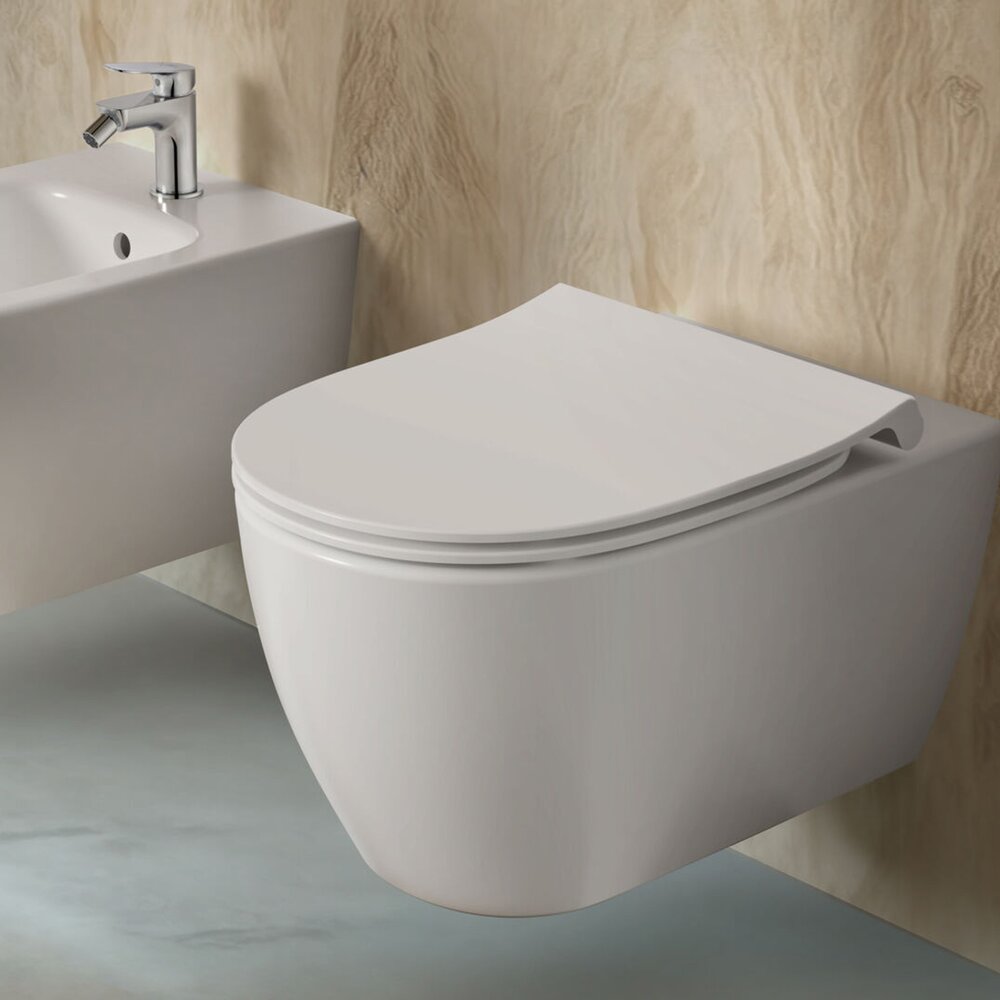 Капак за тоалетна Ideal Standard i.life O бял slim Quick Release