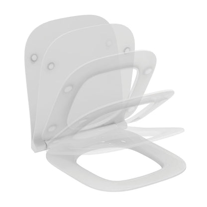 Капак за WC Ideal Standard i.life S slim softclose бял гланц
