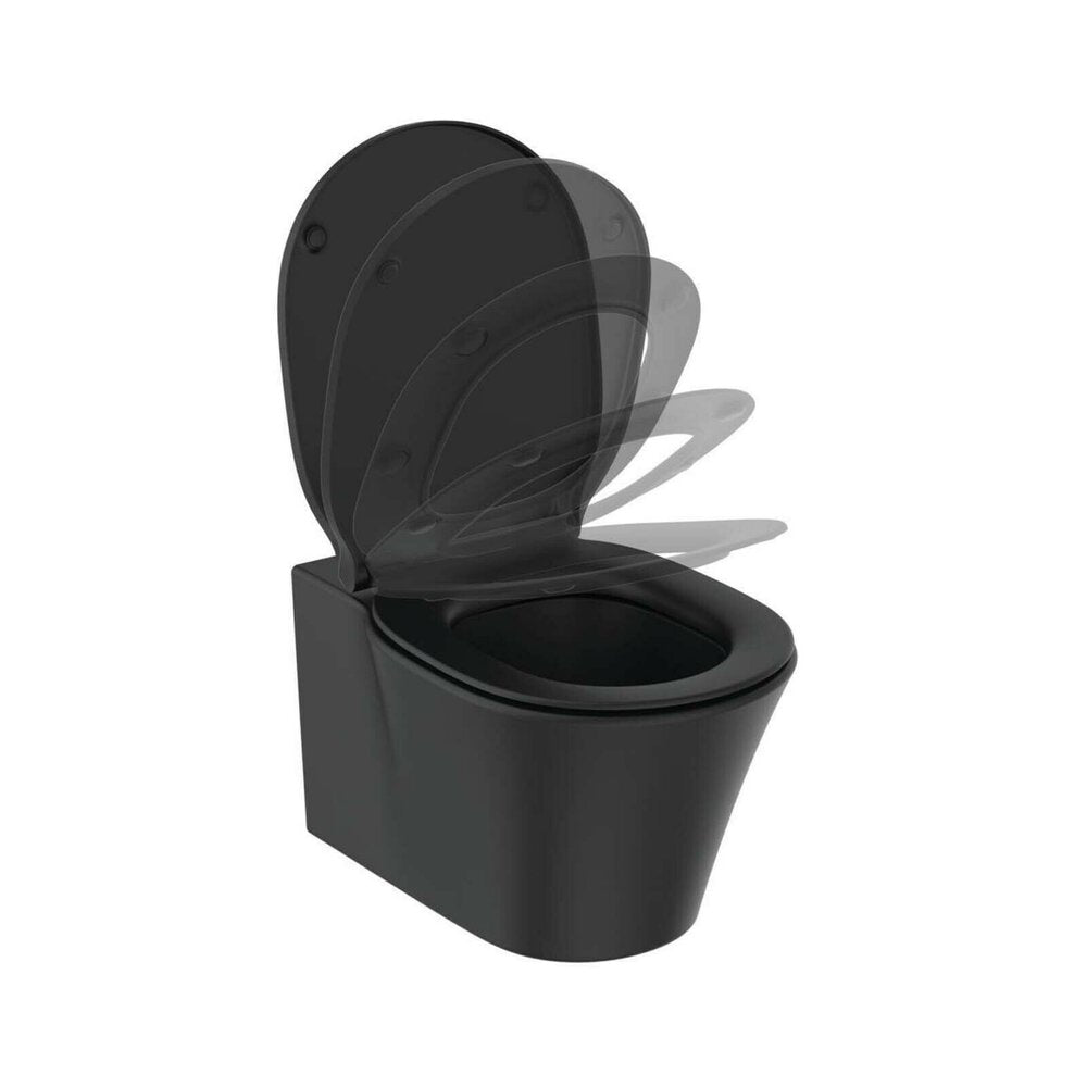 Ideal Standard Connect Air Slim Softclose Toilet Seat Matte Black