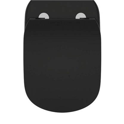 Soft-close toilet seat black Ideal Standard Tesi oval