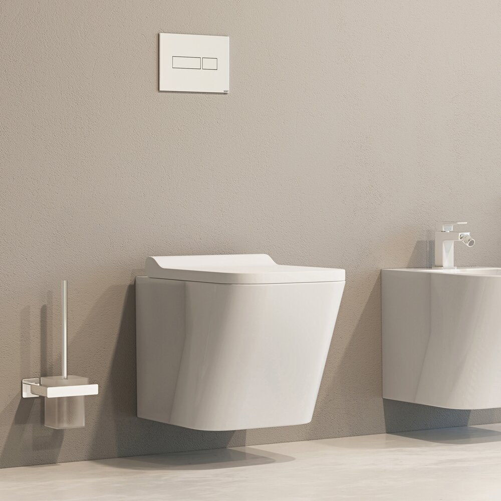 Капак WC с плавно затваряне Omnires Fontana бял