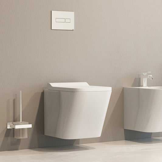 Капак WC с плавно затваряне Omnires Fontana бял