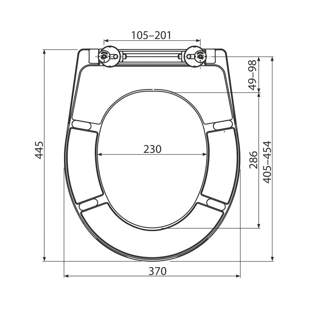Капак за тоалетна Softclose Duroplast Alca A604