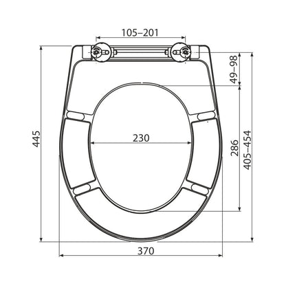 Капак за тоалетна Softclose Duroplast Alca A604