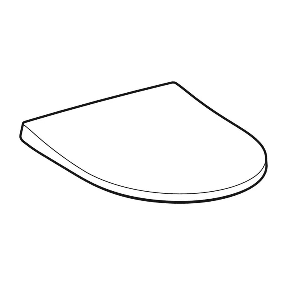 Капак WC softclose Geberit Icon бял slim Quick Release