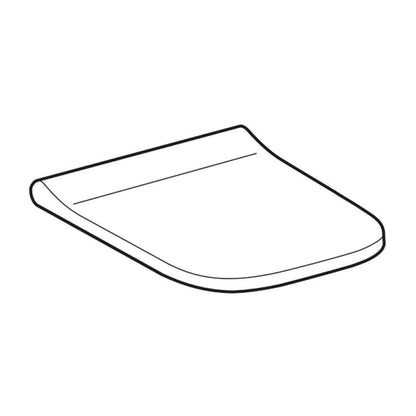 Geberit Smyle Square Slim Softclose Toilet Seat