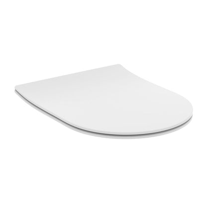 Капак за тоалетна с меко затваряне Ideal Standard Atelier Blend Curve slim бял мат