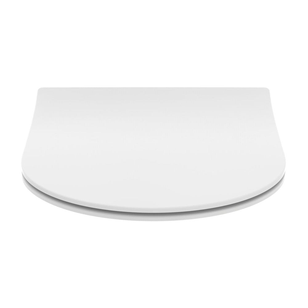 Капак за тоалетна с меко затваряне Ideal Standard Atelier Blend Curve slim бял мат