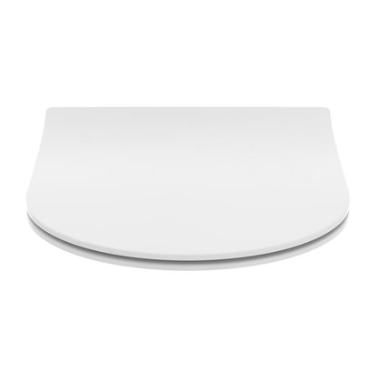 Капак за тоалетна с меко затваряне Ideal Standard Atelier Blend Curve slim бял мат