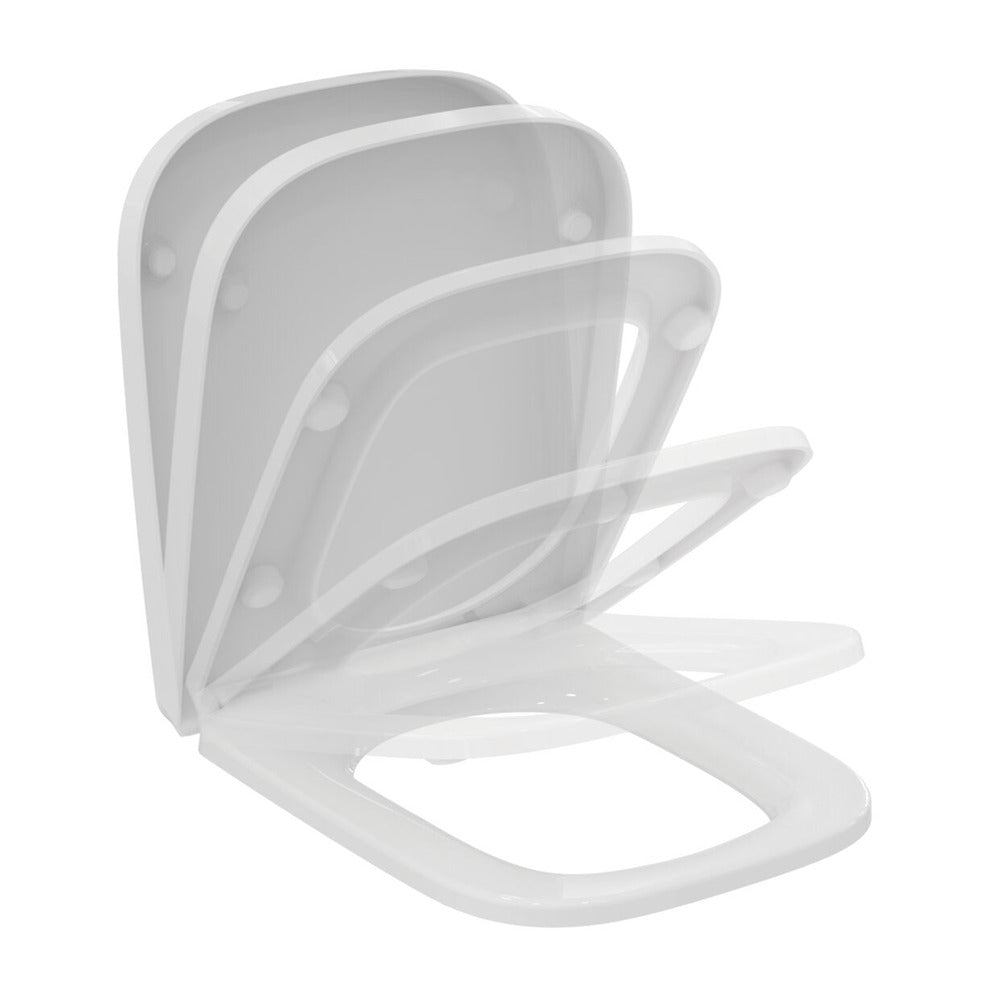 Капак за WC с меко затваряне Ideal Standard I.life B бял SmartGuard