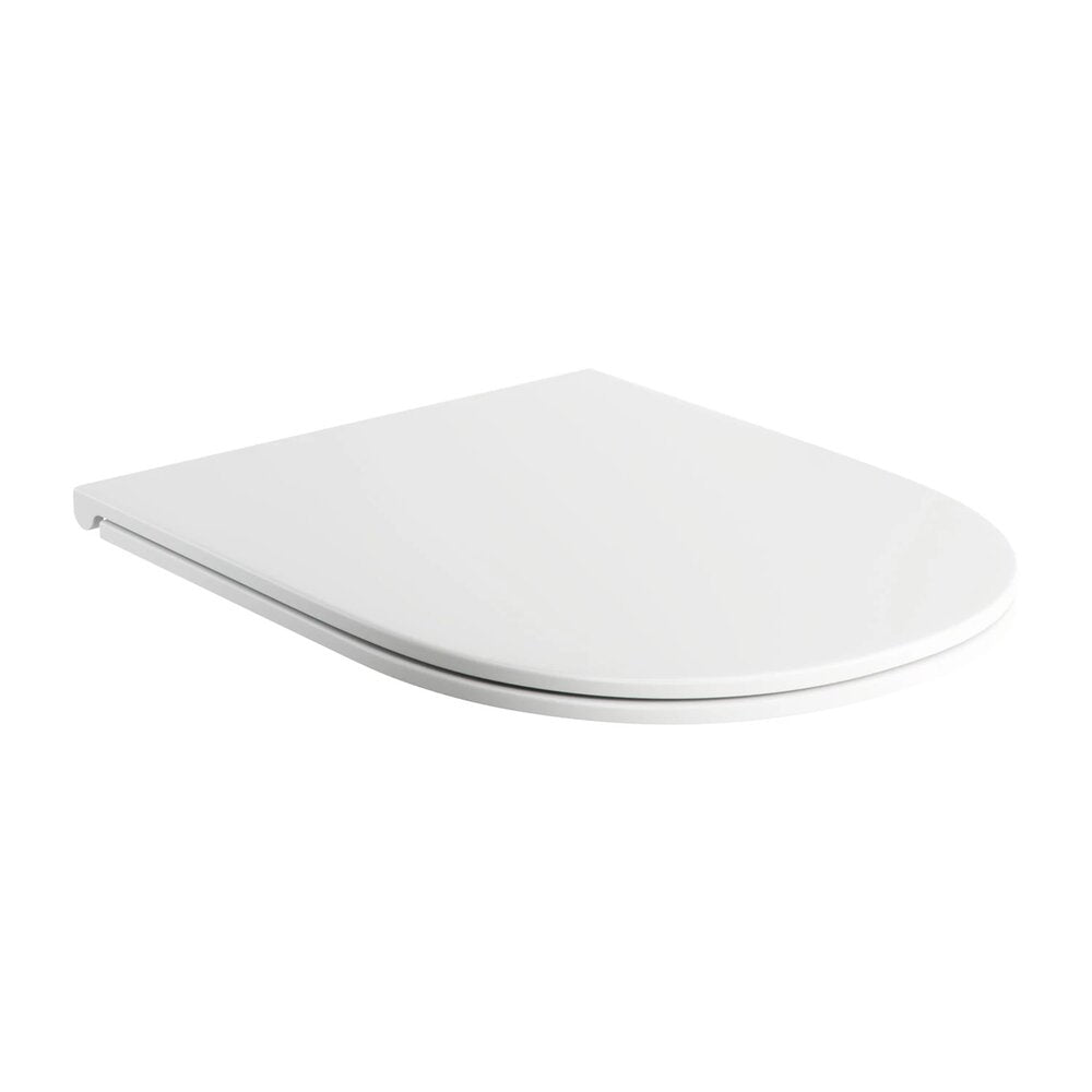 Капак за WC softclose slim Omnires Ottawa матово бяло покритие