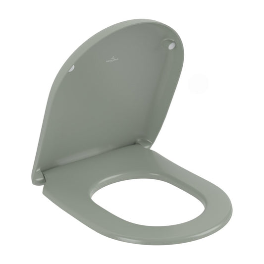Капак за тоалетна Villeroy&Boch Antao с функция SoftClosing и QuickRelease в цвят Morning Green