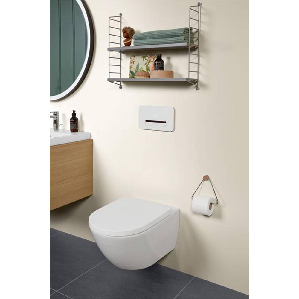 Капак за тоалетна Villeroy&Boch Subway 3.0 softclose бял