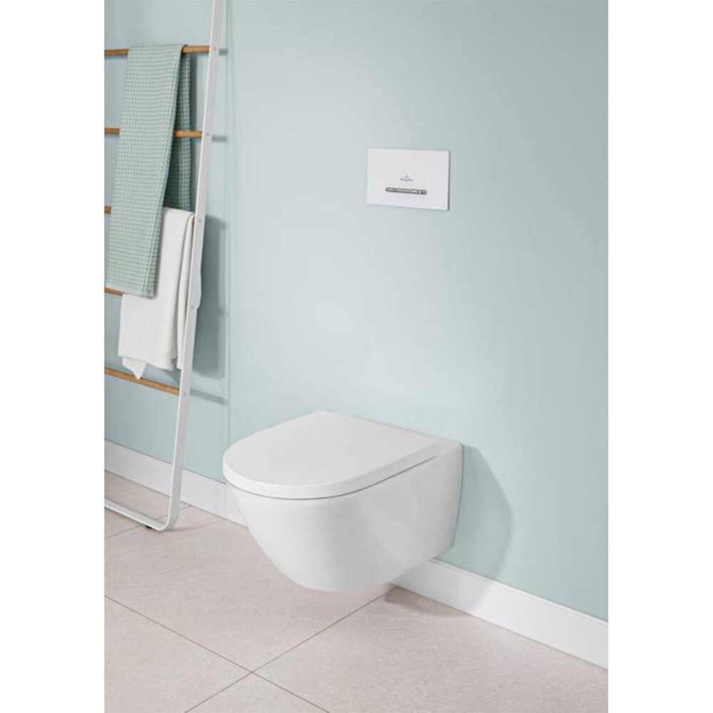 Капак за тоалетна Villeroy&Boch Subway 3.0 softclose бял